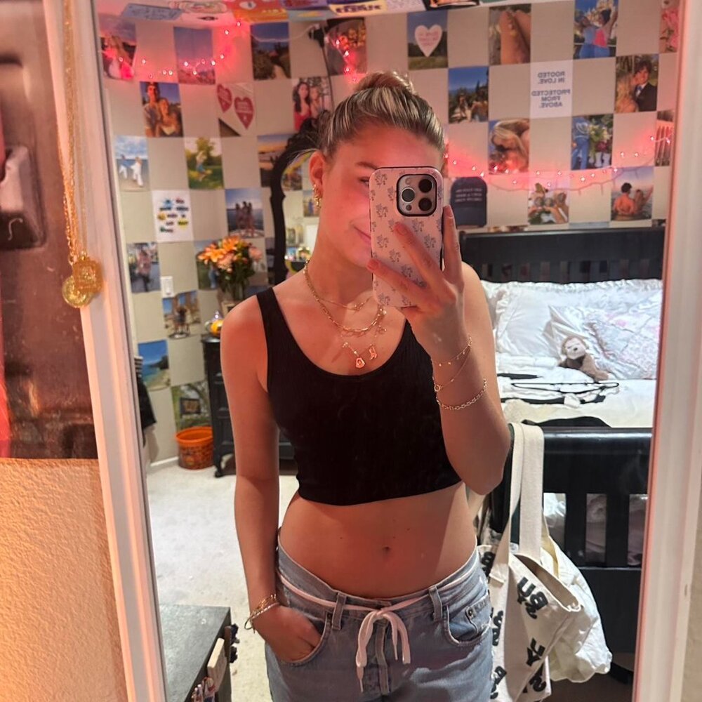 Urban Outfitters Women's Black Vest